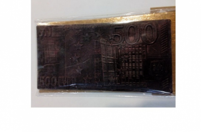 Шоколадная купюра "500 евро"